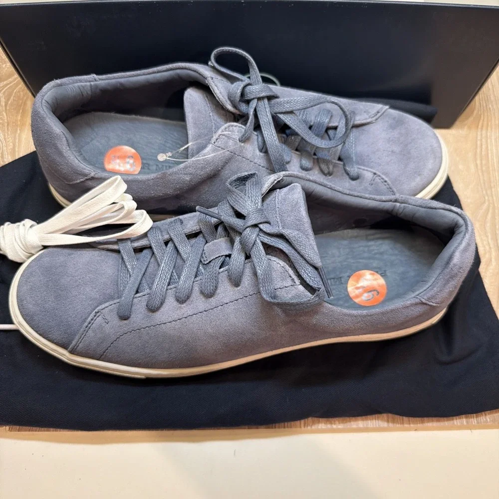 Peter Millar Crown Crafted Men's 9.5 Navy Vantage Lite Suede Sneaker MSRP $225